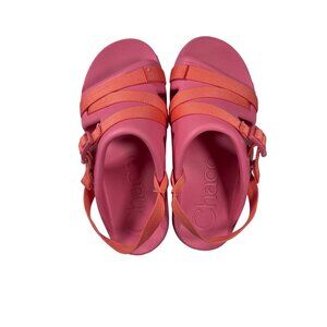 Chaco Kids Junior Pink Sandals Size 6 Adjustable Straps Lightweight Comfortable